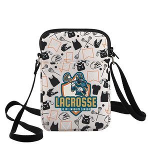 Funny Lacrosse Crossbody Bag Lacrosse Lover Gift Lacrosse Is My Favorite :P